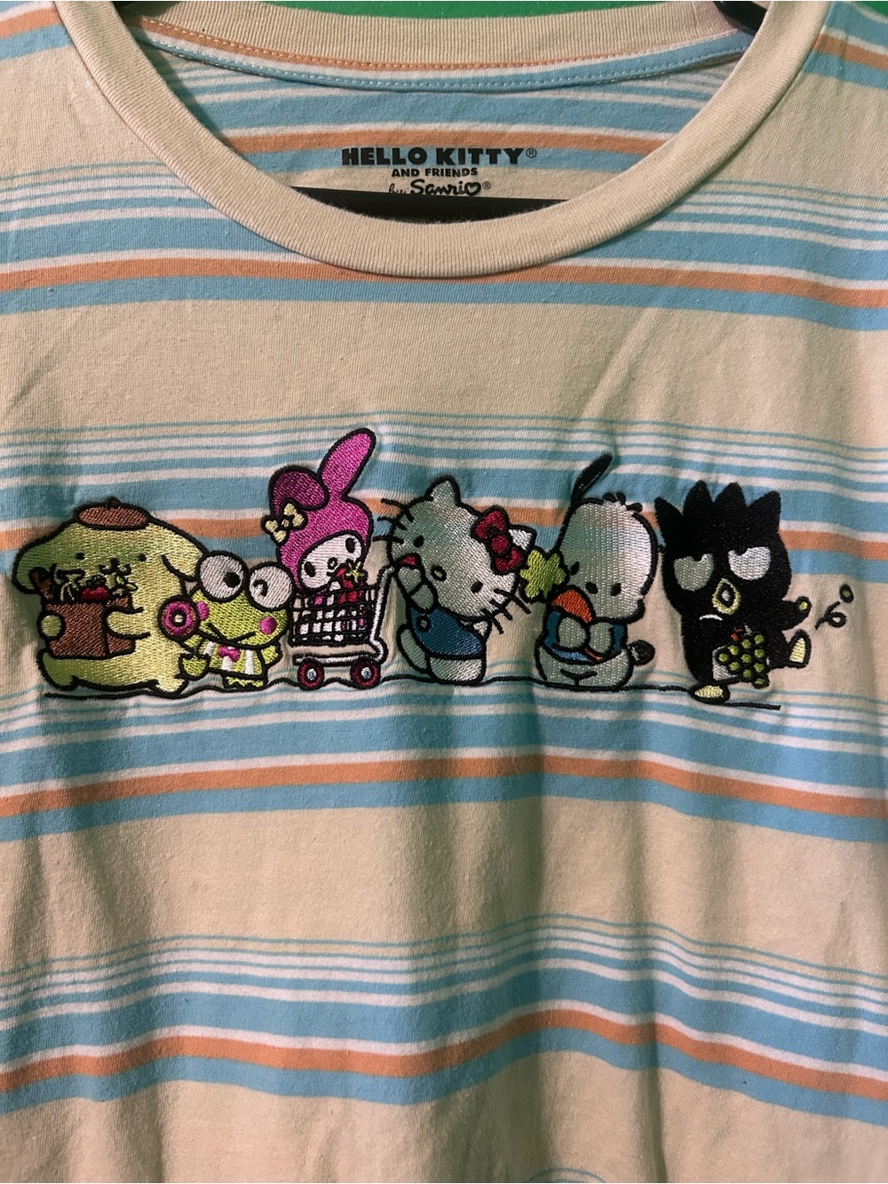 Sanrio hello kitty kawaii mart long sleeve tee womens size XL